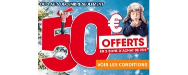 King Jouet: 50€ offerts en bons d'achat dès 50€ achetés en magasin et sur le web