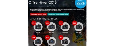 Canon: Jusqu’à 200€ remboursés sur de nombreux appareil photo