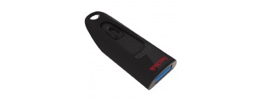 Amazon: Clé USB 3.0 SanDisk Ultra - 128 Go à 29.99€