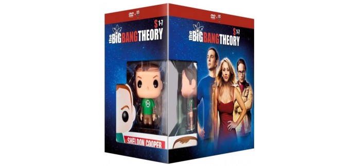 Fnac: Coffret DVD The Big Bang Theory Saisons 1 à 7 + figurine de Sheldon à 41,95€