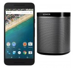 Amazon: Pack smartphone LG Nexus 5X 16Go + enceinte Sonos Play:1