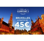 Thalys: Le billet Paris-Bruxelles en Comfort 1 à 45€ au lieu de 65€
