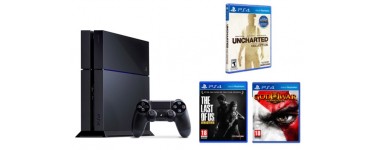 Micromania: PS4 1 To + God of War 3 + The Last Of Us + Uncharted Collection pour 399,99€