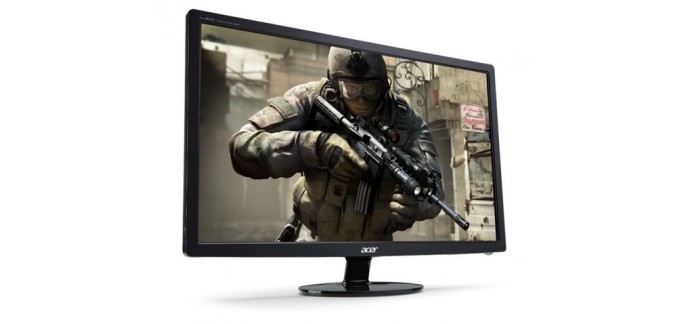 TopAchat: Ecran PC 27" LED Acer S271HLFbid Full HD - 1 ms - HDMI / DVI / VGA à 190,56€
