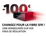 SFR: Jusqu'à 100€ remboursés sur vos frais de résiliation de votre ancien accès Internet