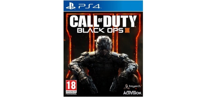 Amazon: Call of Duty Black Ops III + steelbook exclusif sur PS4 et Xbox One à 45,20€