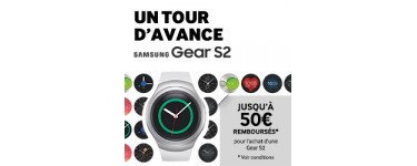 Samsung: Jusqu’à 50€ remboursés pour l’achat d’une montre connectée Gear S2