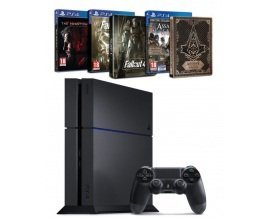 Amazon: PS4 500Go + AC : Syndicate + Fallout 4 + MGSV + 2 Steelbook à 379,99€