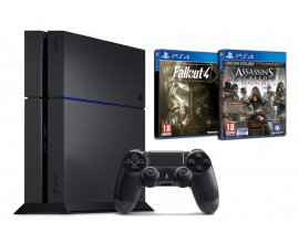 Amazon: Pack PS4 500 Go + Assassin's Creed : Syndicate + Fallout 4 à 329€