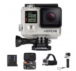 Amazon: GoPro HERO4 Silver + Poignée + Batterie + Bandeau + Etui de transport à 369€