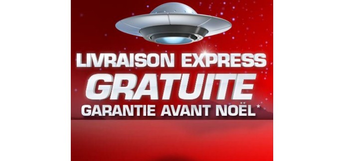 Rue du Commerce: Livraison express gratuite et garantie avant Noël sur les produits High-Tech