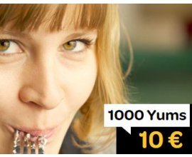 LaFourchette: Programme de fidélité : 10€ offerts en bon d'achat tous les 1000 Yums cumulés