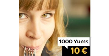TheFork: Programme de fidélité : 10€ offerts en bon d'achat tous les 1000 Yums cumulés
