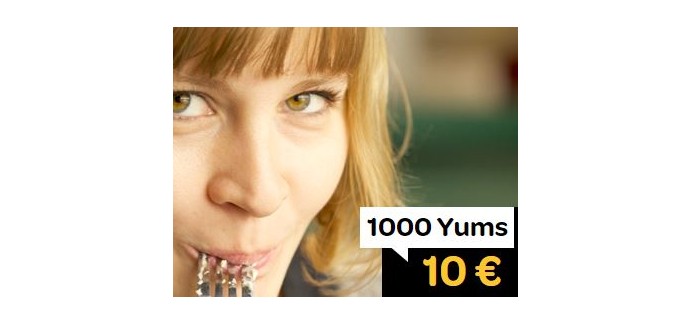 TheFork: Programme de fidélité : 10€ offerts en bon d'achat tous les 1000 Yums cumulés