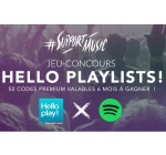 Hello bank!: 50 comptes Premium Spotify de 6 mois à gagner