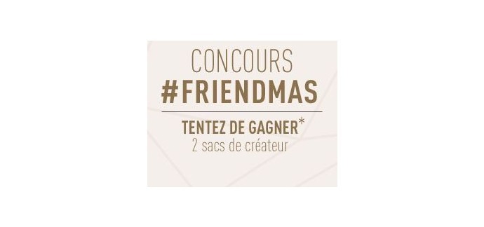 Pimkie: Concours #friendmas : 5 lots de 2 sacs de créateur à gagner