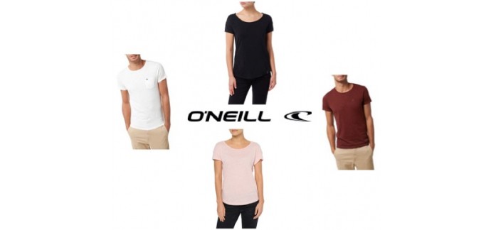 O'Neill: 2 t-shirts Homme ou Femme pour 35€