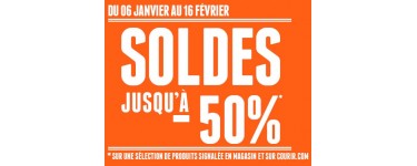 Courir: Soldes jusqu'à - 50% + code -6€ & livraison à domicile gratuite dès 80€ d'achat