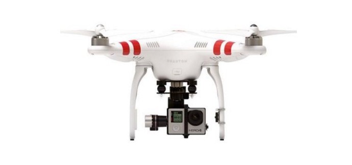 Fnac: Drone DJI Phantom 2 + Nacelle pour GoPro Hero4 Noire à 549,99€