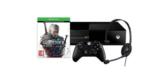 Microsoft: Pack Xbox One The Witcher : Wild Hunt à 299€ 