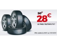 Feu Vert: Profitez d'une promotion sur les pneus Michelin à 28,00€ au lieu de 50,00€