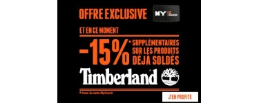 Courir: [Carte MyCourir] -15% supplémentaires sur les chaussures de la marque Timberland