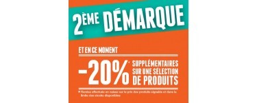 Courir: 2ème démarque : - 20% supplémentaires sur une sélection de produits