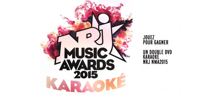 Darty: Tentez de gagner 100 DVD "Karaoké NRJ Music Awards"