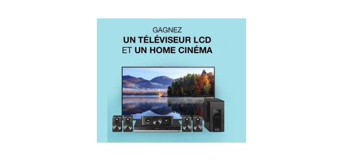 Le Parisien: 1 télévision Panasonic 50" et son home cinéma BluRay 3D à gagner