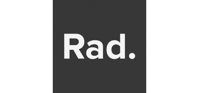 Rad: Cyber Monday : -50% sur une sélection d'articles & livraison gratuite