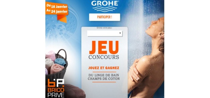 Brico Privé: Du linge de bain Champs de Coton à gagner