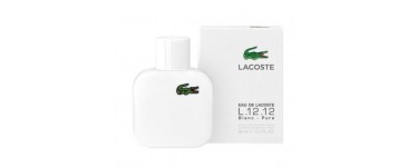 Lacoste: Echantillon de parfum eau de LACOSTE L.12.12 offert