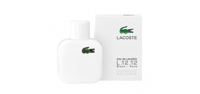 Lacoste: Echantillon de parfum eau de LACOSTE L.12.12 offert