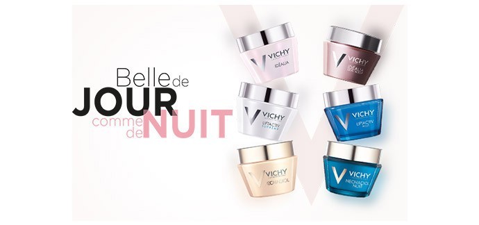 Vichy: Duo de soin Jour+Nuit acheté=soin de nuit 100% remboursé