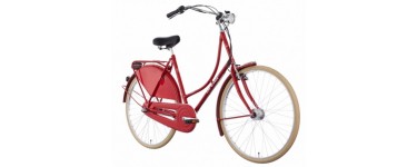 Bikester: Vélo Hollandais Rouge Ortler Van Dyck à 329,99€