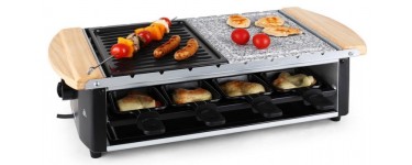 eBay: Combo grill, raclette 8 poêlons et pierre de cuisson naturelle à 59,99€