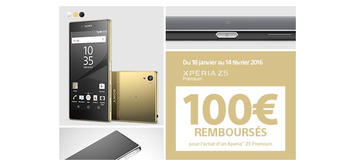 Sony: Jusqu'à 100€ remboursés sur les Sony Xperia