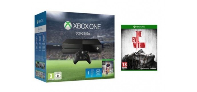 Rue du Commerce: Pack XBOX ONE FIFA 16 + EVIL WITHIN pour 329€ livraison comprise