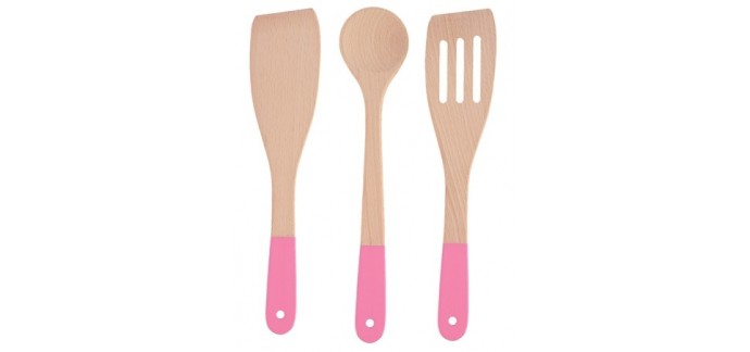 HEMA: Série de cuisine composée d'une cuillère, d'une spatule et d'une spatule à 1,50€