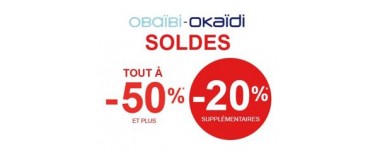 Okaïdi: 20% de réduction en plus sur les soldes déjà à - 50% minimum