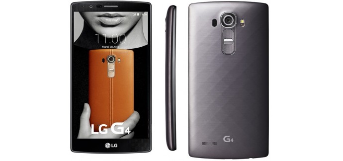 Cdiscount: Smartphone LG G4 Gris Métallique à 395€ + 35€ offerts en 1 bon d'achat