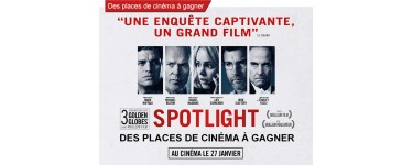 BFMTV: Des places de cinéma pour Spotlight à gagner