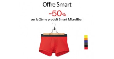 HOM: 50% de réduction sur le 2ème Boxer Smart Microfiber acheté