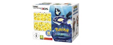 Auchan: Console New Nintendo 3DS + Pokémon Saphir Alpha + Coque Pikachu à 160,43€