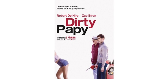 Melty: 10 lots de 2 places de cinéma pour le film Dirty Papy à gagner