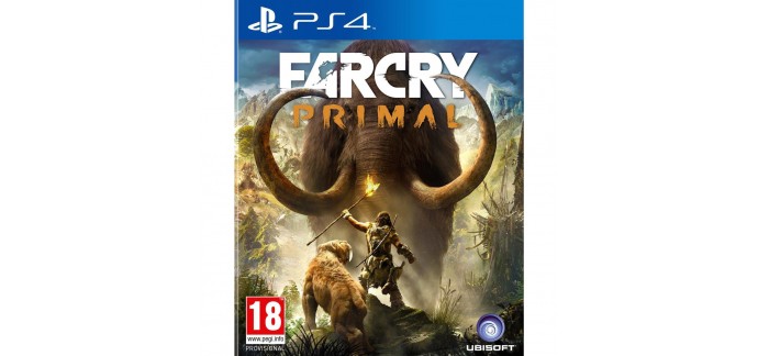 Auchan: Far Cry Primal édition spéciale PS4 & Xbox One à 41,99€ (10€ sur la carte Waaoh)
