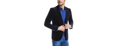 Brice: Veste en velours bleu marine à 29,99€ au lieu de 99,95€