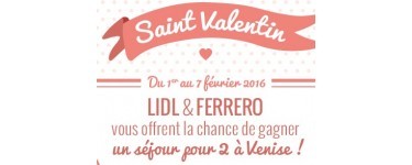 LIDL: 1 séjour à Venise pour 2 personnes à gagner