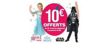ToysRUs: 10€ offerts dès 30€ d'achat de déguisement et accessoires de fêtes