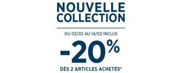Bonobo Jeans: - 20% dès 2 articles de la nouvelle collection achetés